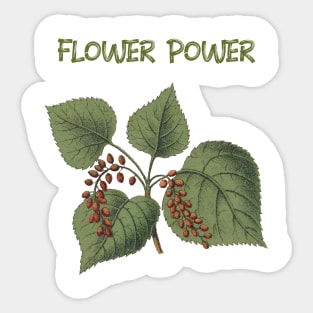 Adorable Vintage Flower Sticker